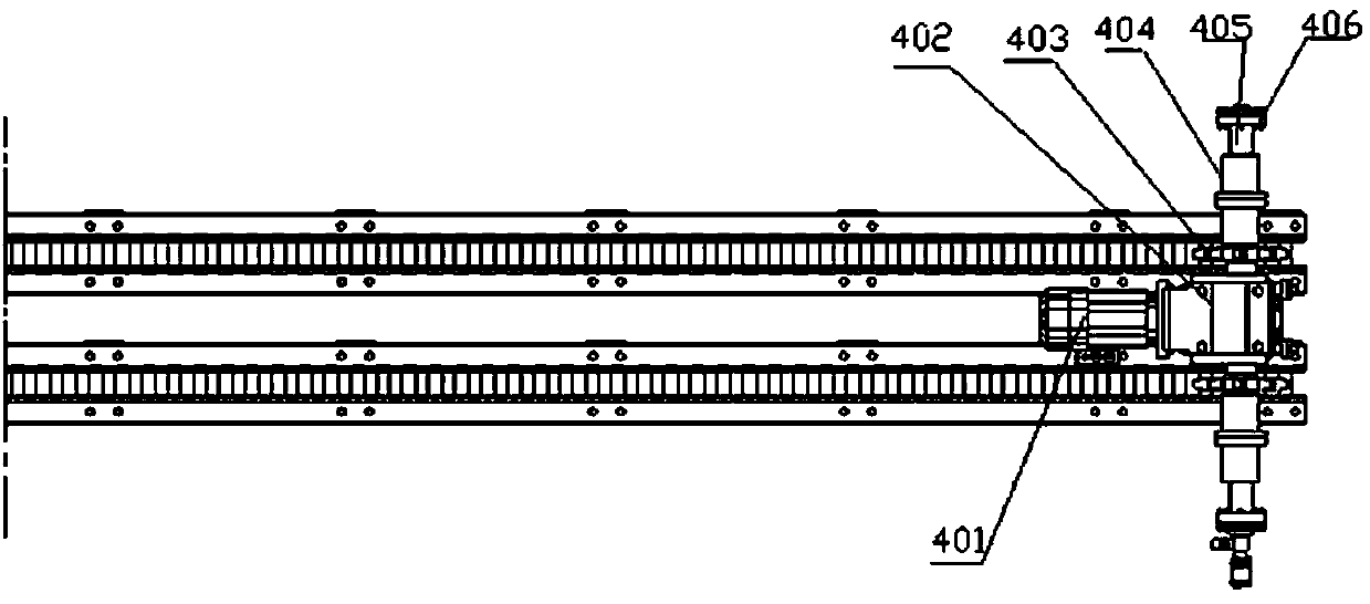 Automatic material loading and unloading vehicle