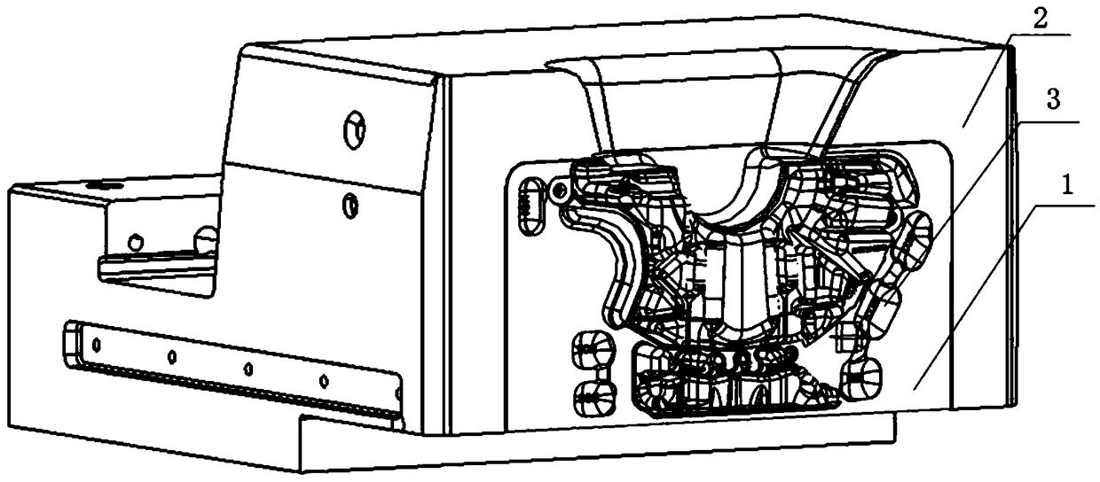 Die-casting die structure