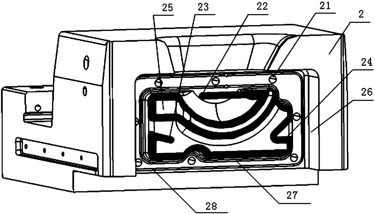 Die-casting die structure