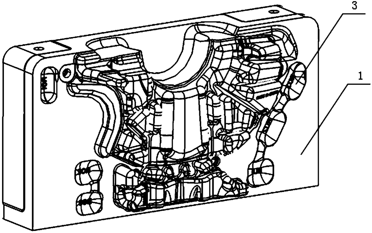 Die-casting die structure