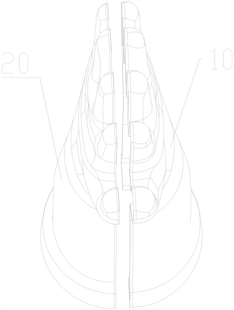 Metal hand model with spray painted surface and manufacturing method thereof