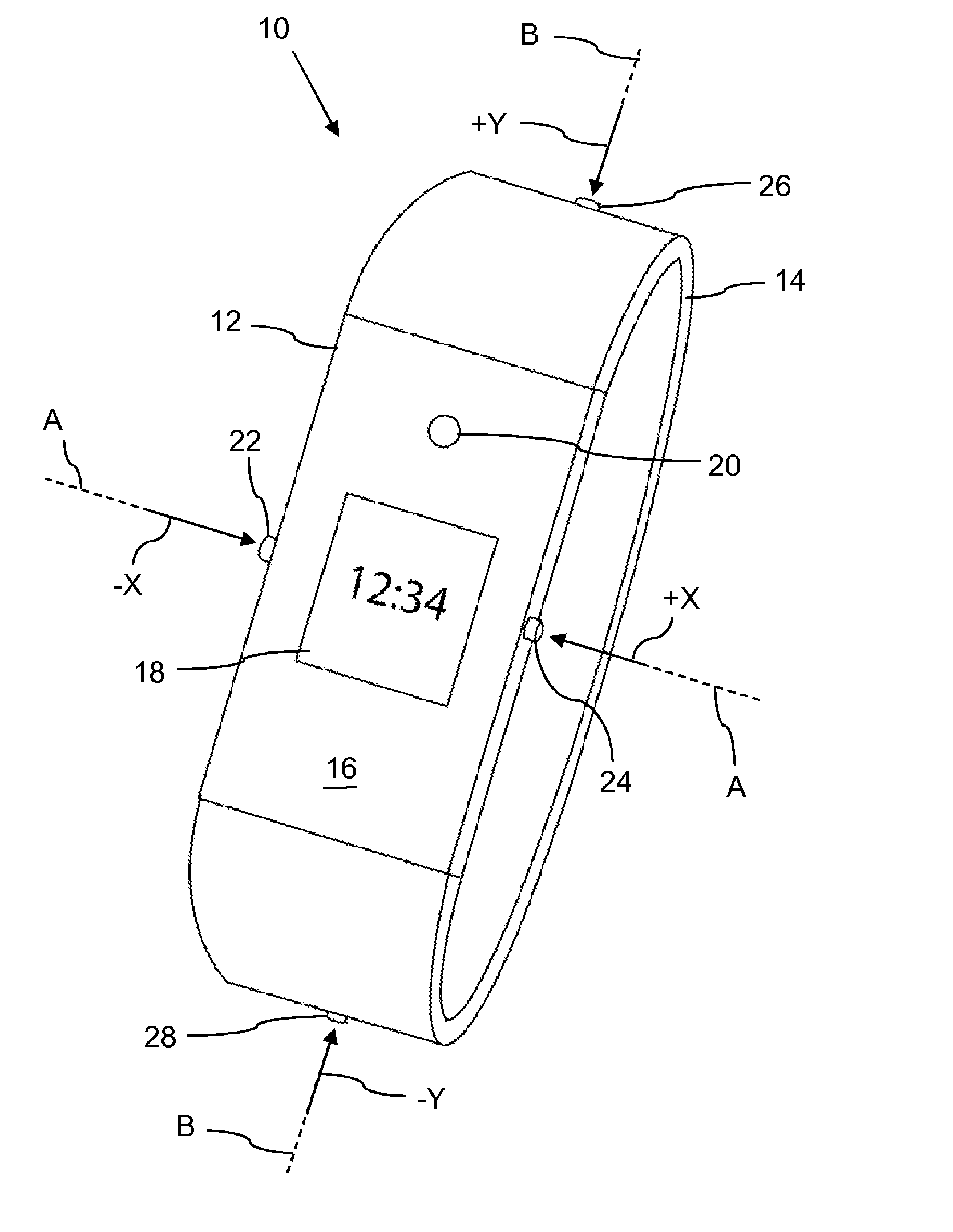 Wrist-worn device for sensing ambient light intensity