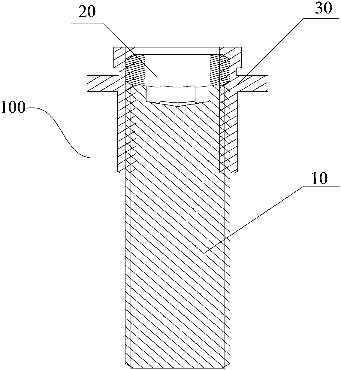 Cavity filter and screw device