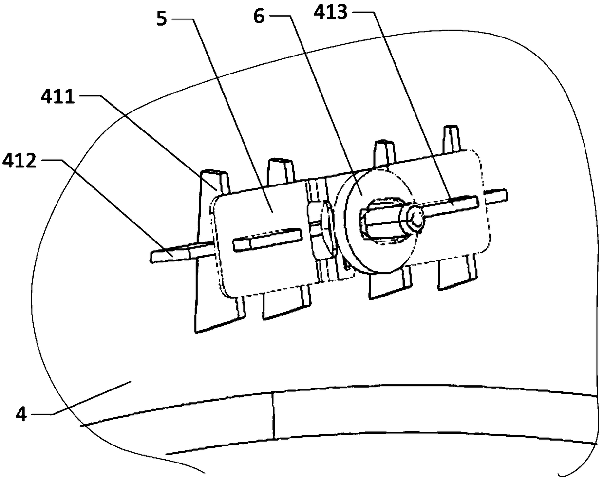 Wheel brow installing assembly used for vehicle and vehicle