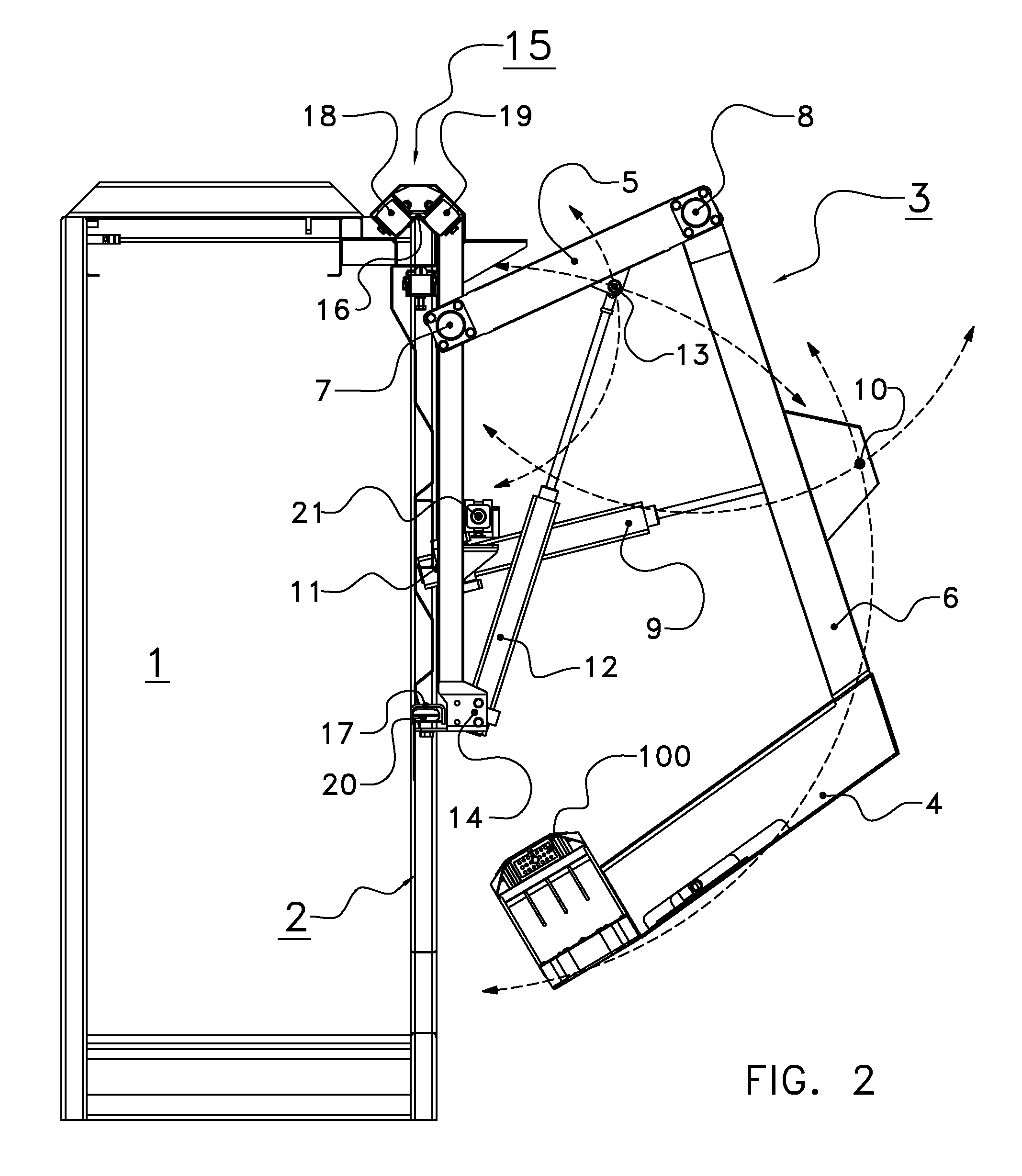 Method of controlling a milking implement, a software program for and an implement performing the method