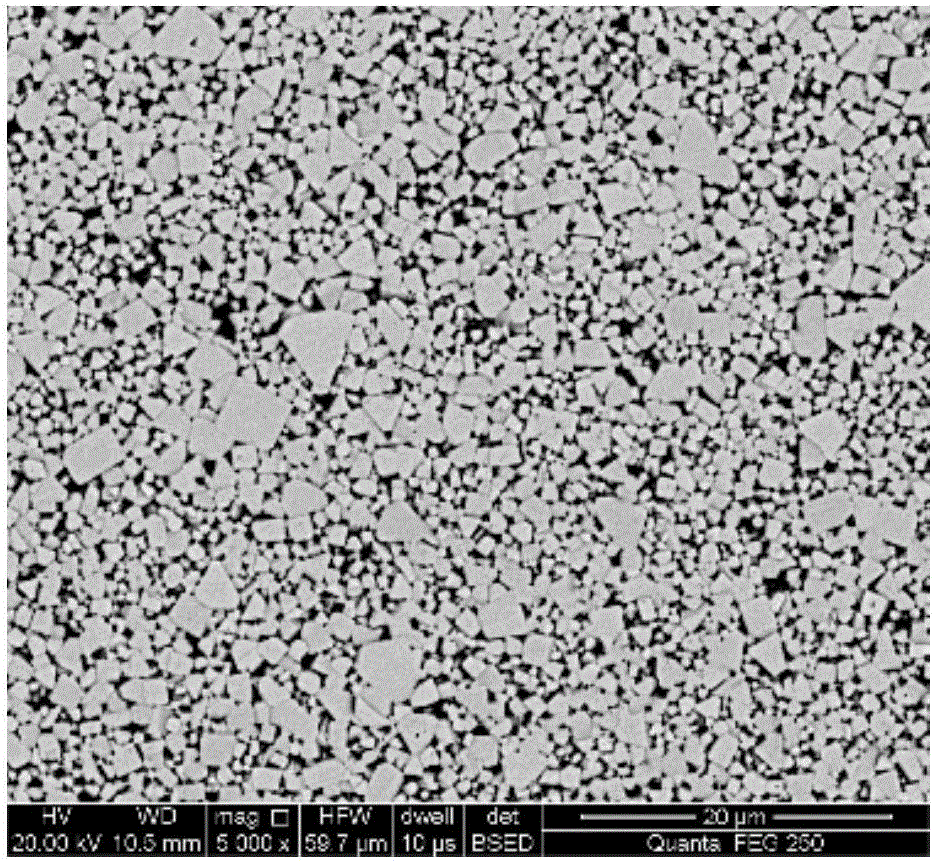 A method of directly adding refractory metal to prepare gradient cemented carbide