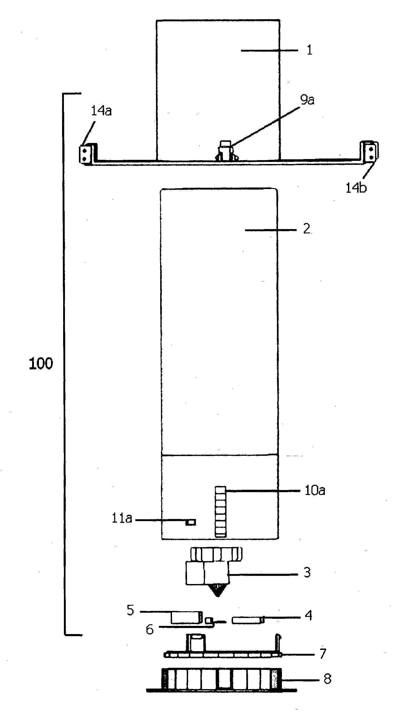 Self-contained self-actuated modular fire suppression unit