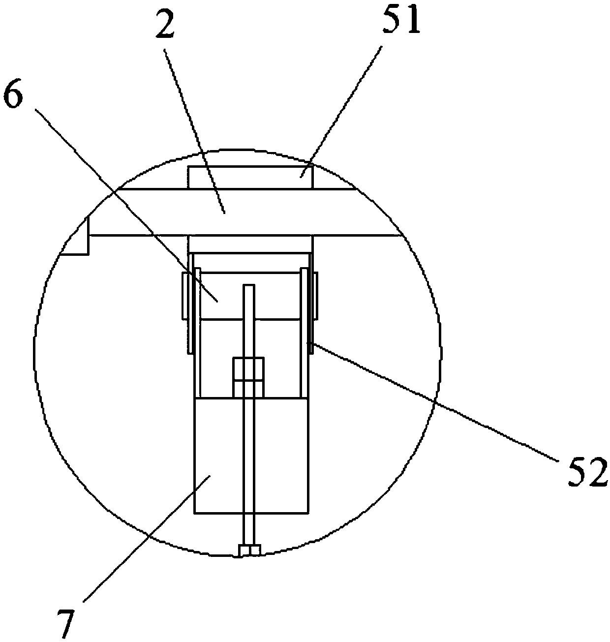 Four-cable suspension cage balancing device