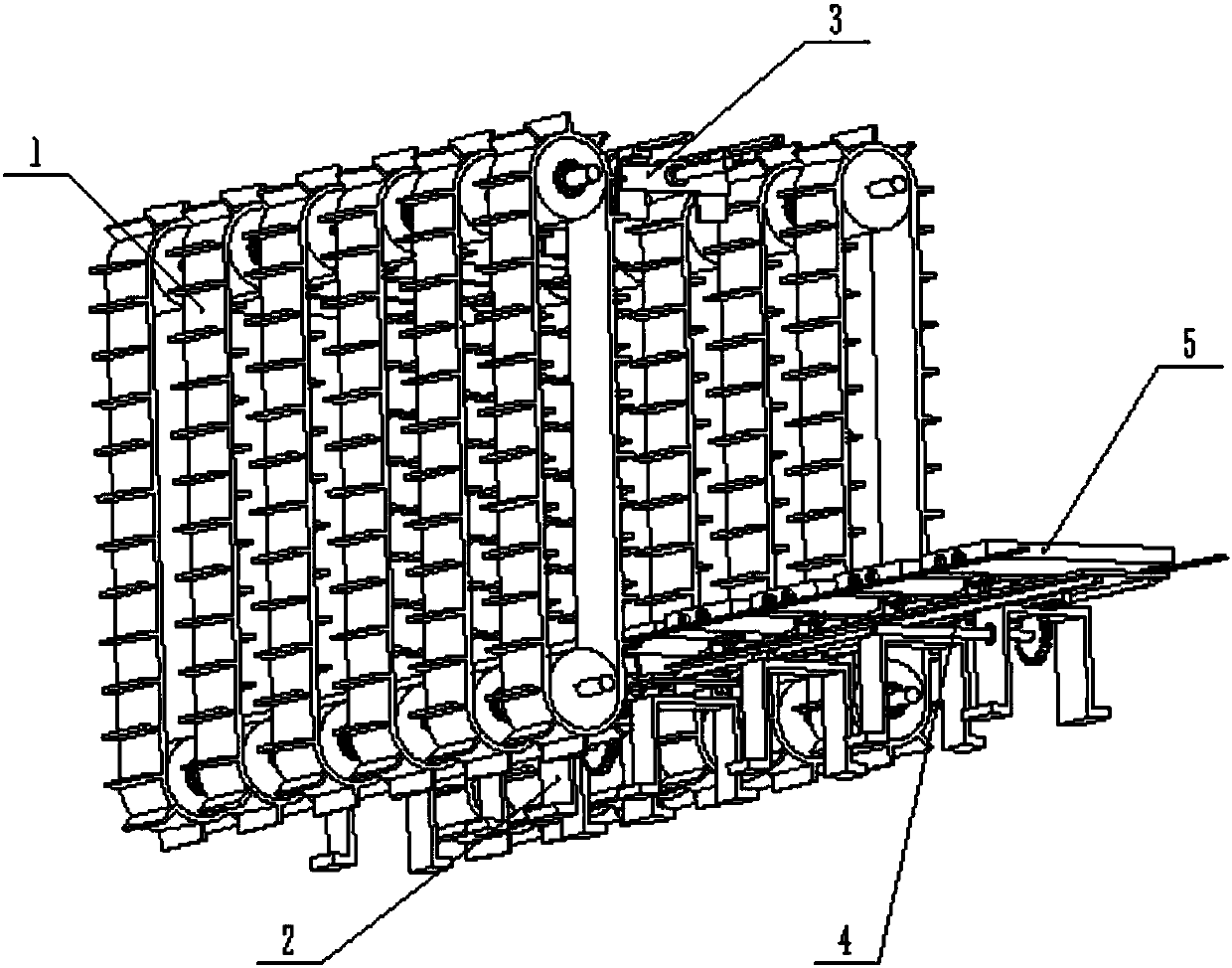 A lithium battery dry injection production line