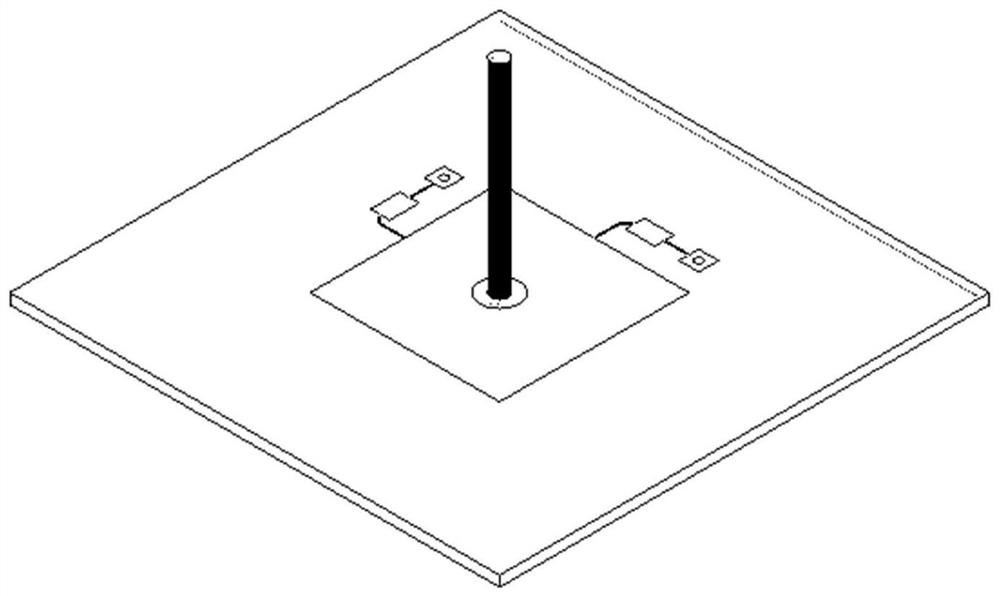 Antenna structure for improving cross polarization performance of dual-polarized microstrip antenna