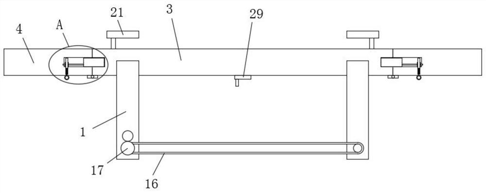 A quilted quilted workbench and its use method