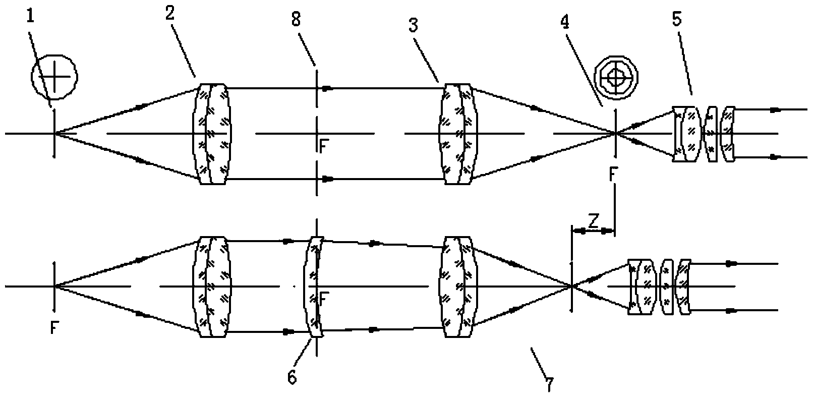 Method for measuring back vertex power of lens