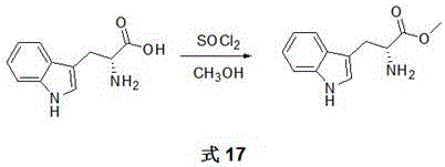 Synthesis and purpose of amidine compound containing two chiral centers