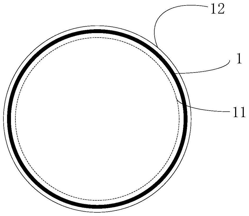 Atrial indwelling catheter capable of being developed under ultrasound