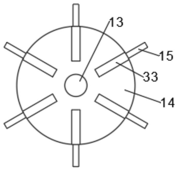 A municipal sewage pipe cleaning device