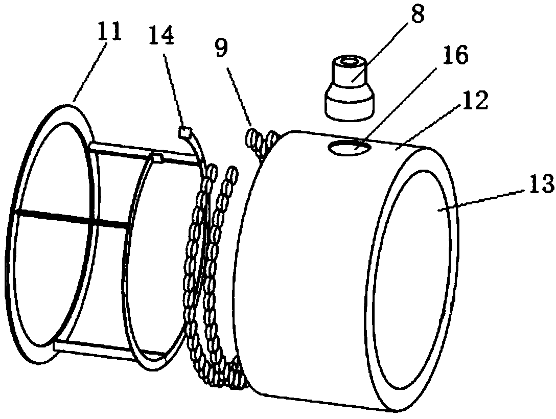 Solar heat collecting tube structure with external getter device