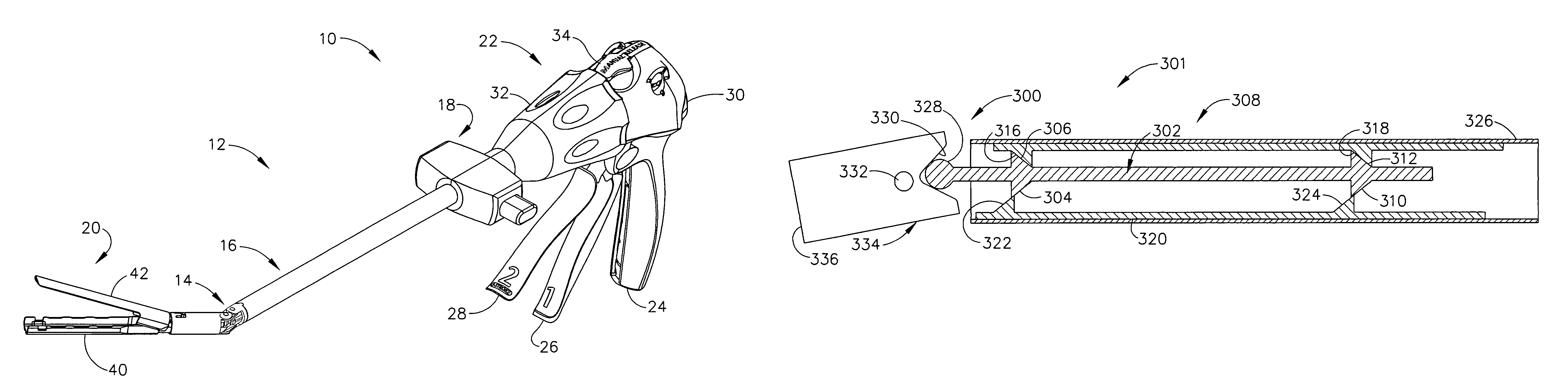 Surgical instrument with laterally moved shaft actuator coupled to pivoting articulation joint
