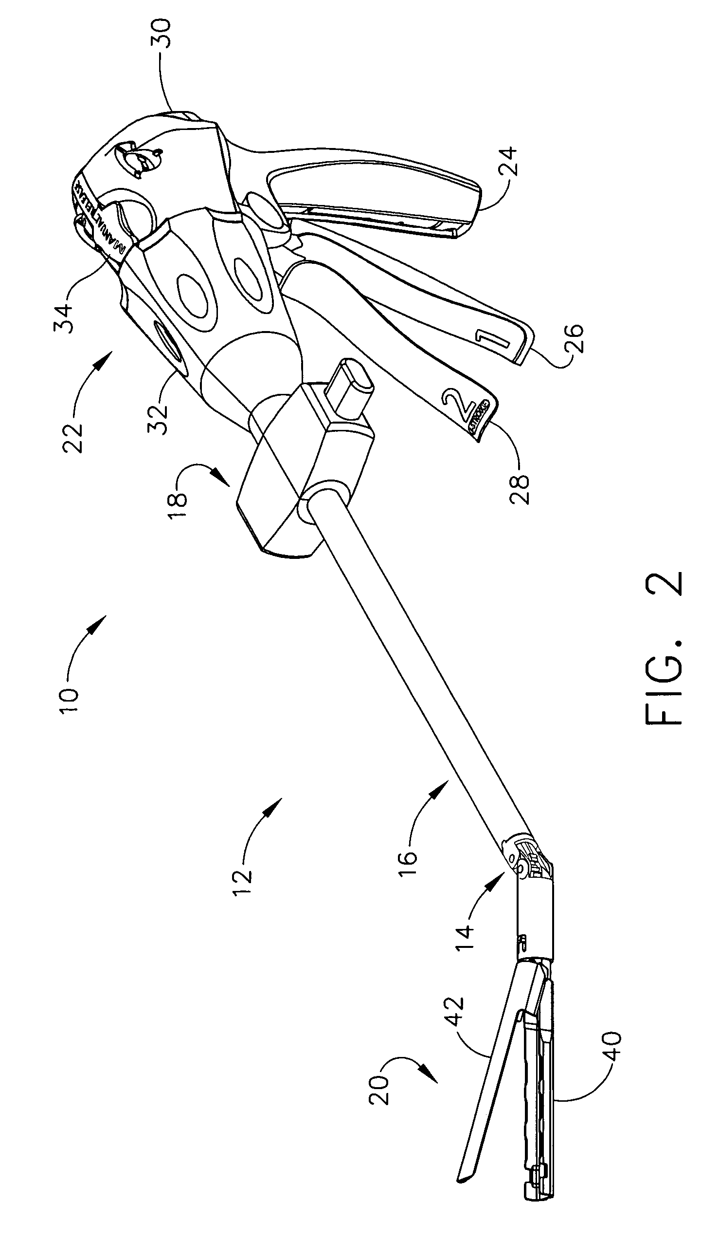 Surgical instrument with laterally moved shaft actuator coupled to pivoting articulation joint