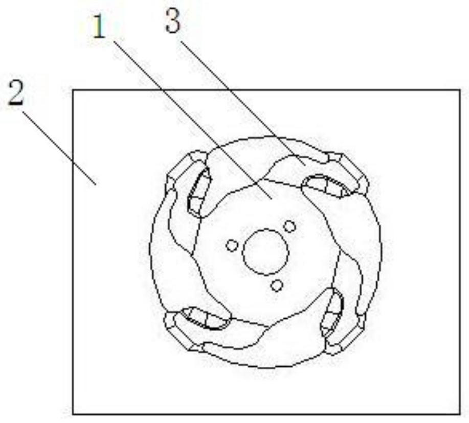 A rubber shock absorber for hard disk vibration reduction