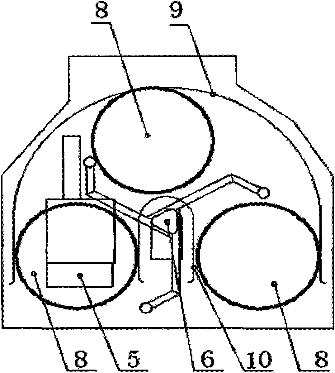 Technical scheme for shortening flow of rotor spinning