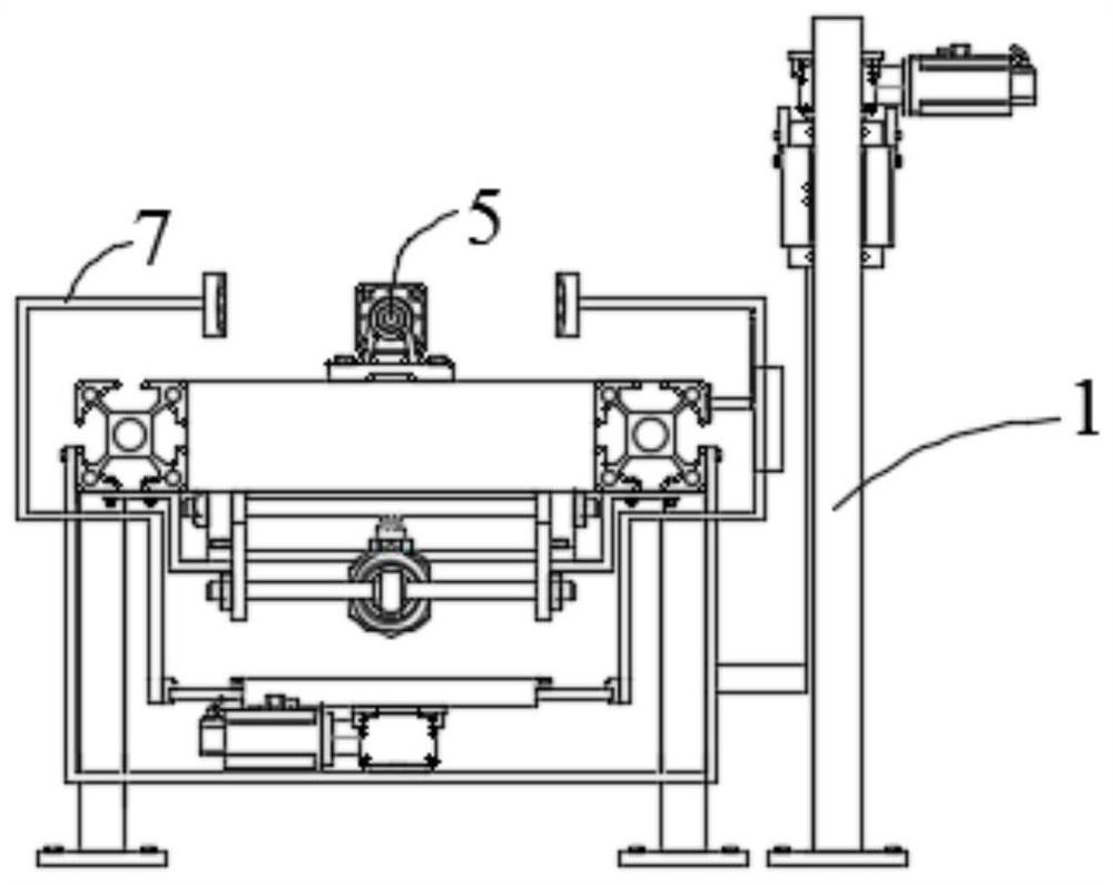 Yarn bobbin automatic stacking and collecting device