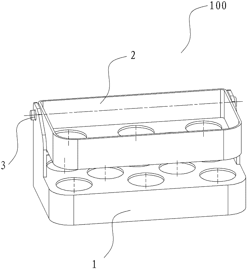 Egg rack assembly used in refrigerator and refrigerator with same