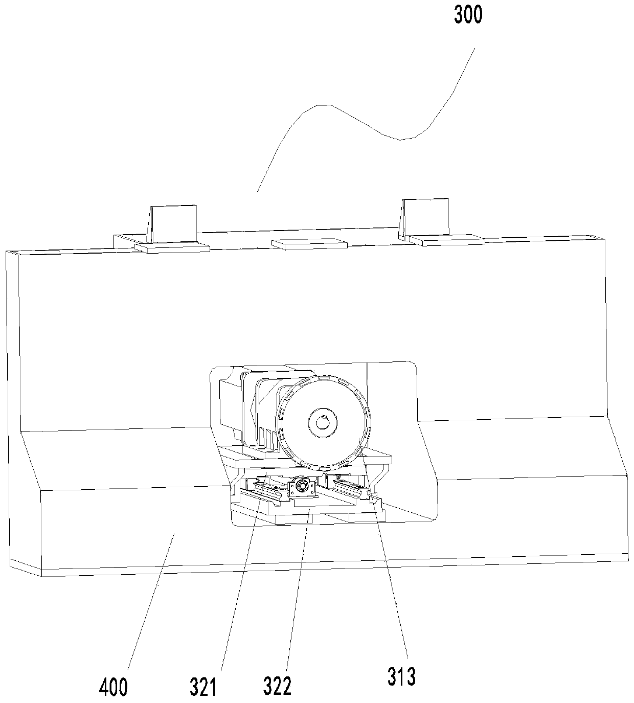 Monocrystalline silicon rod cutting and grinding all-in-one machine