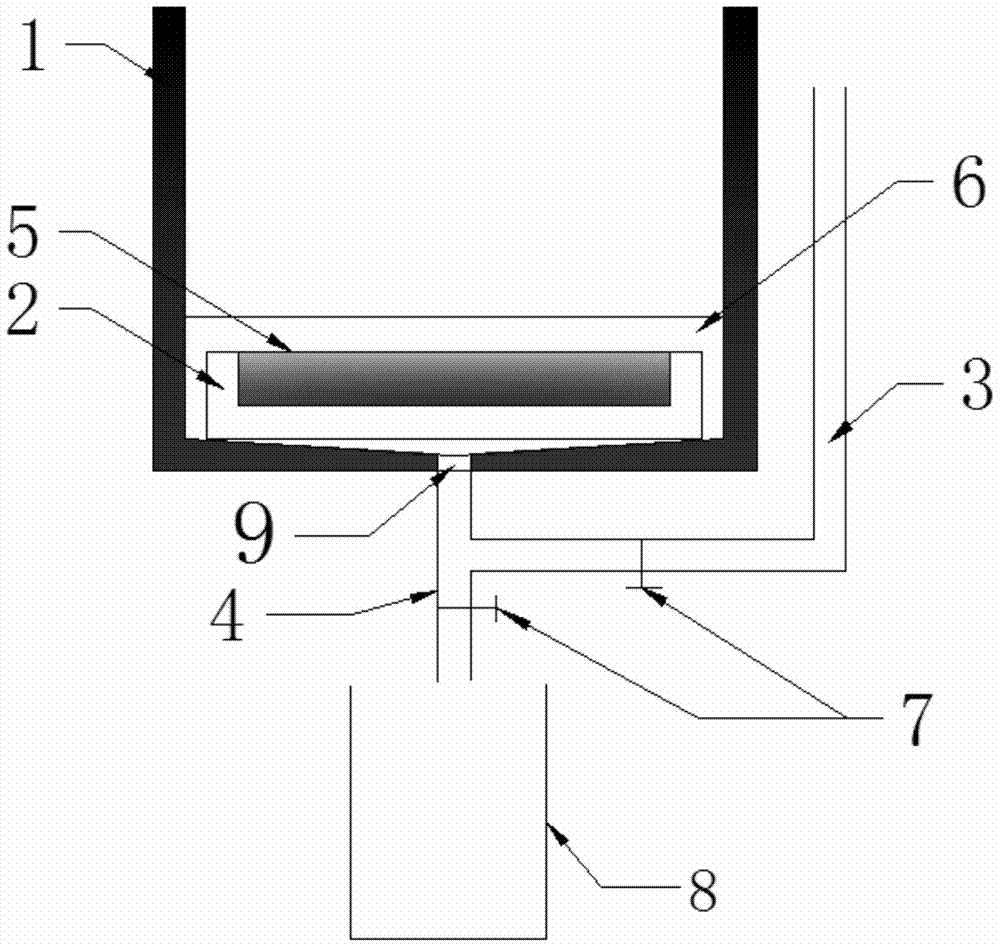 Asphalt regenerant diffusion test device and test method