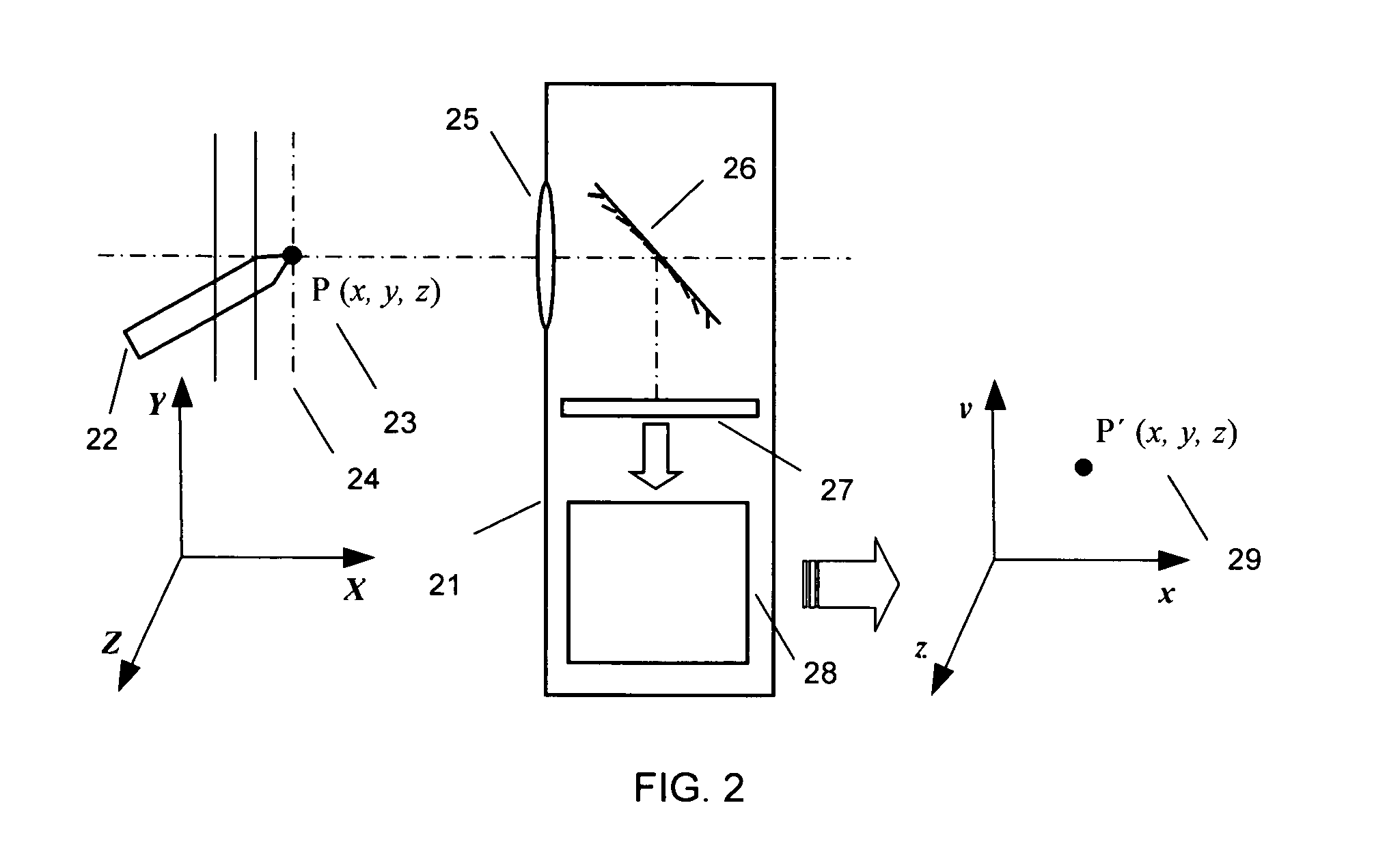 Three-dimensional optical mouse system