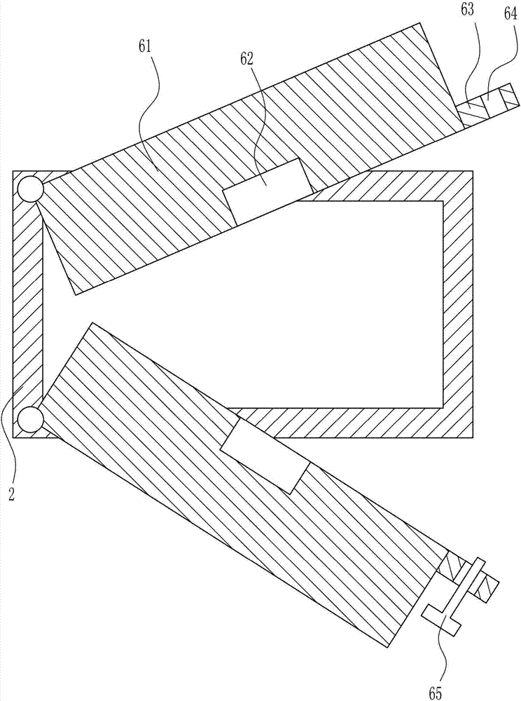 Iron palm degreasing device for brake pad manufacturing