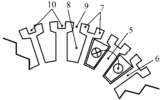 Fault tolerance type permanent magnetic vernier motor