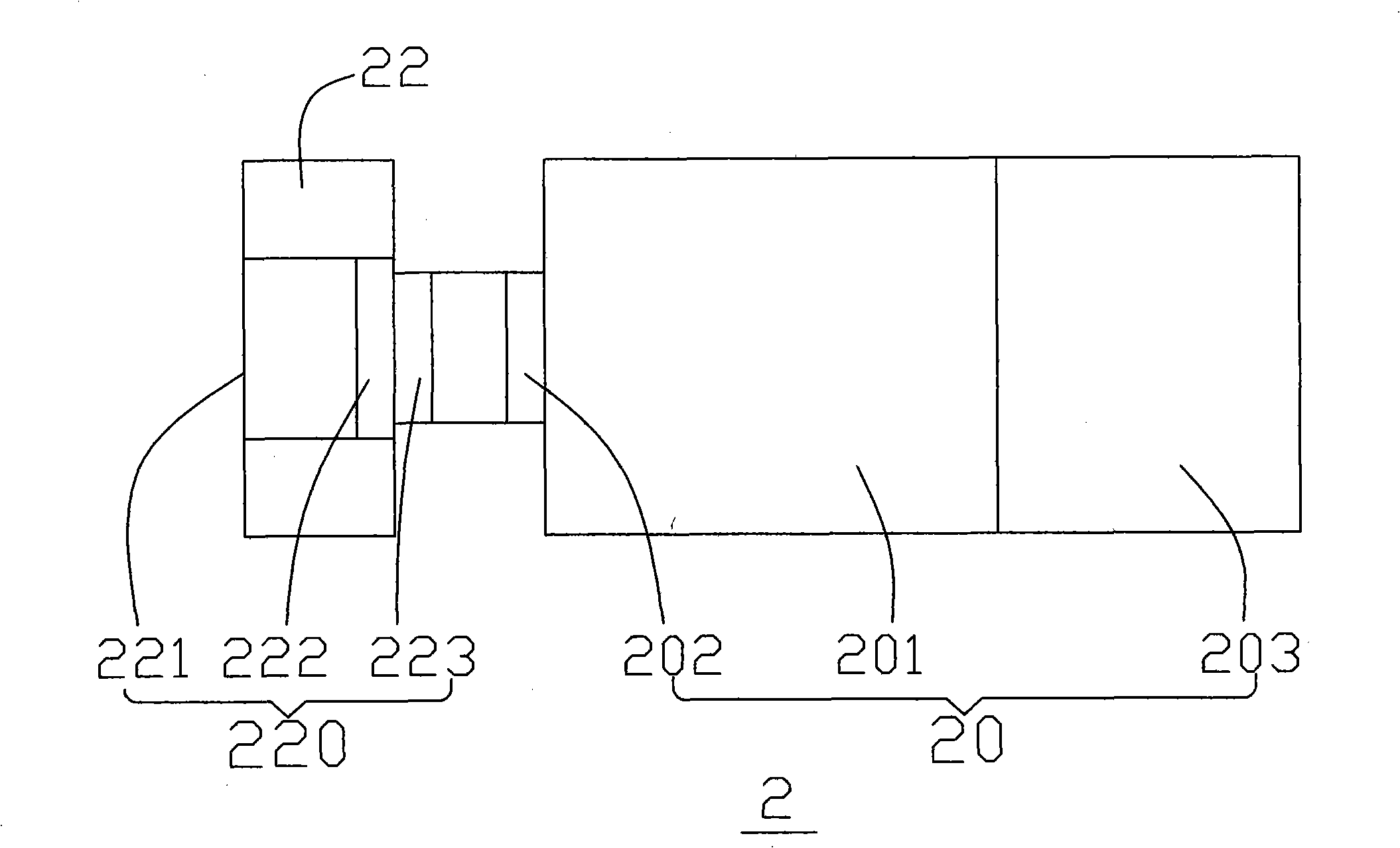 Light source scanning positioning system and its positioning method