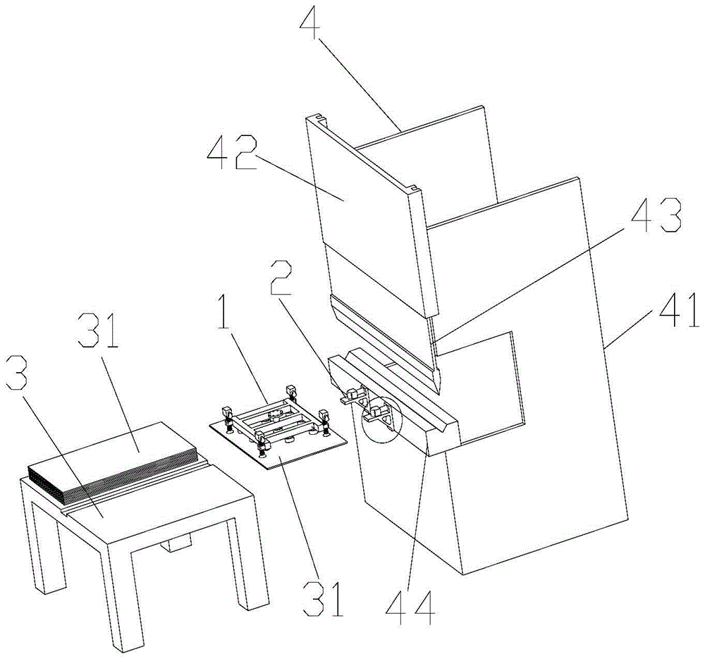 A plate positioning and grabbing system and positioning and grabbing method applied to an automated production line