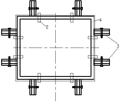 Abutting welding method for box columns of large-scale factory building