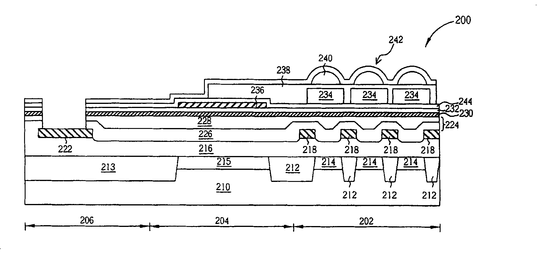 Image sensing part and its making method