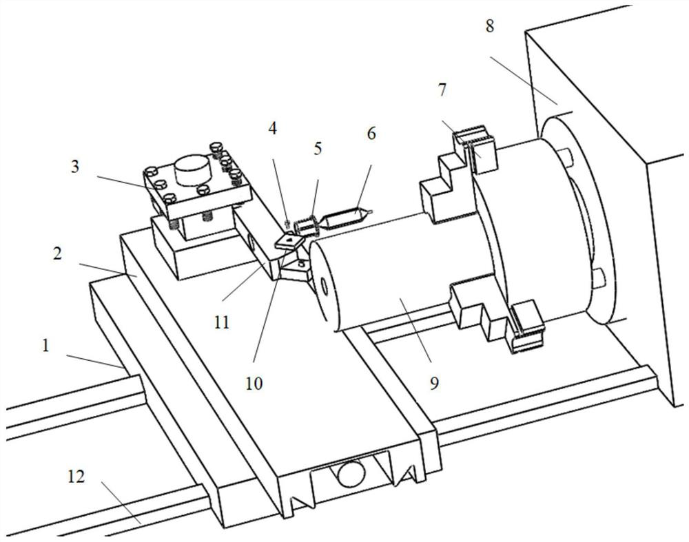 Tool for turning and drilling center hole, numerical control lathe and machining process