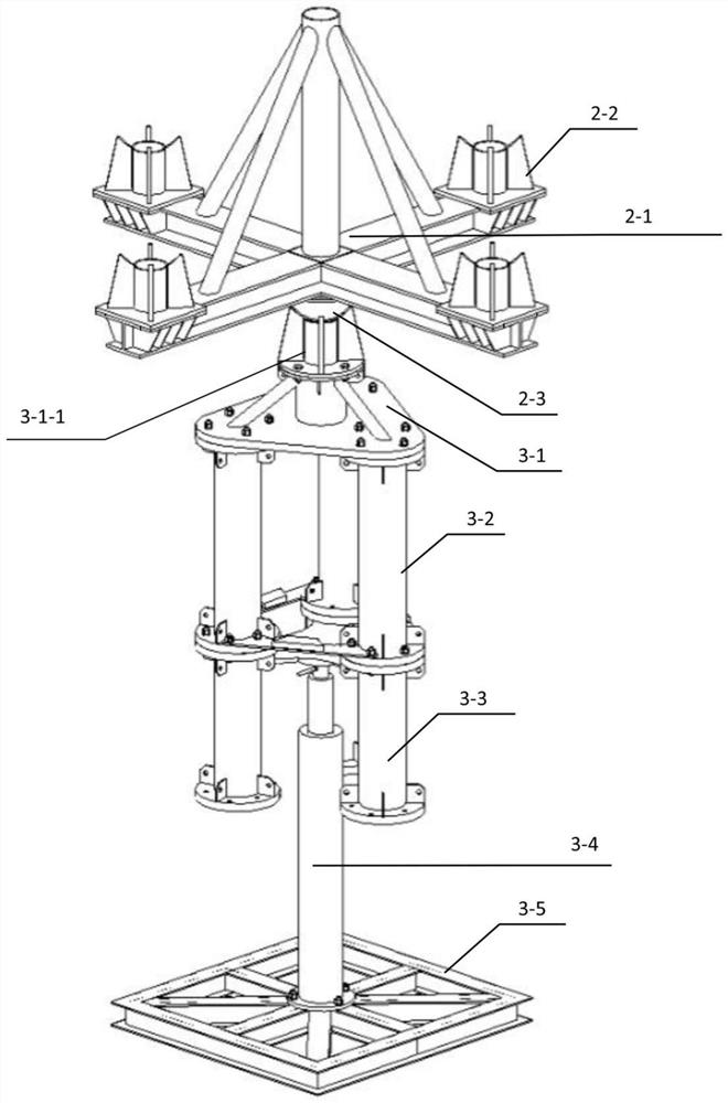 Construction method of overall synchronous jacking up of large-span combined super-heavy eccentric slope angle steel structure