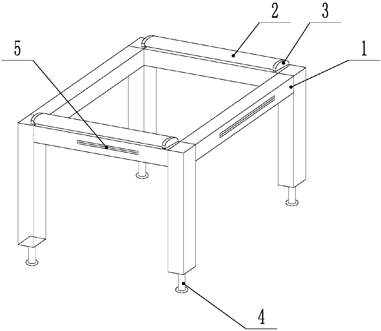 Horizontal balance testing rack of mill knife