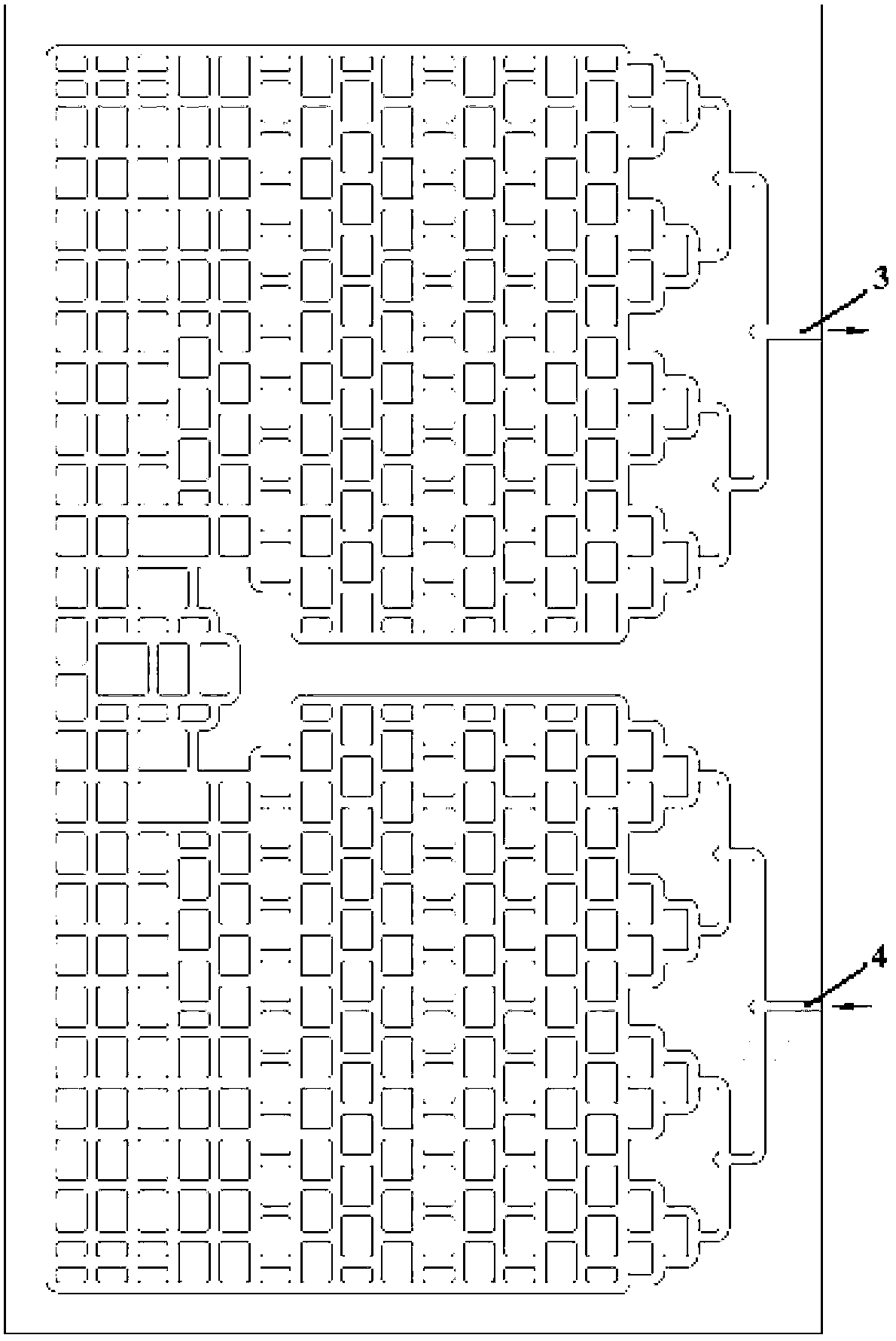 Inflation-type compound-channel evaporator for solar direct-expansion heat pump water heater