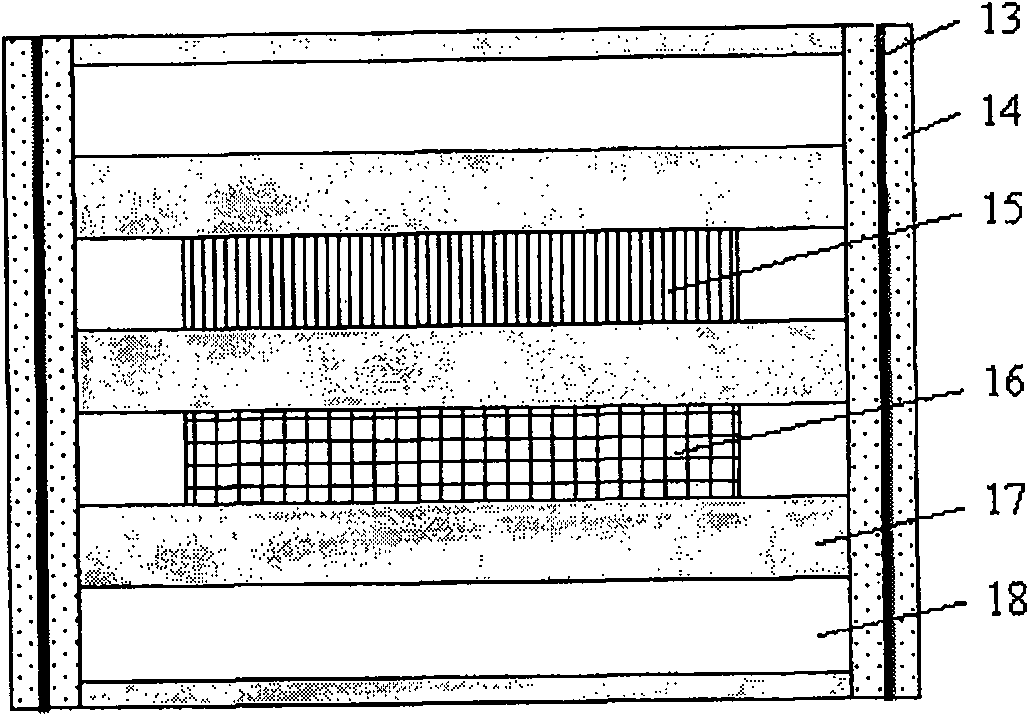 Method for measuring surface deformation under action of metal interconnection line force/electricity coupling