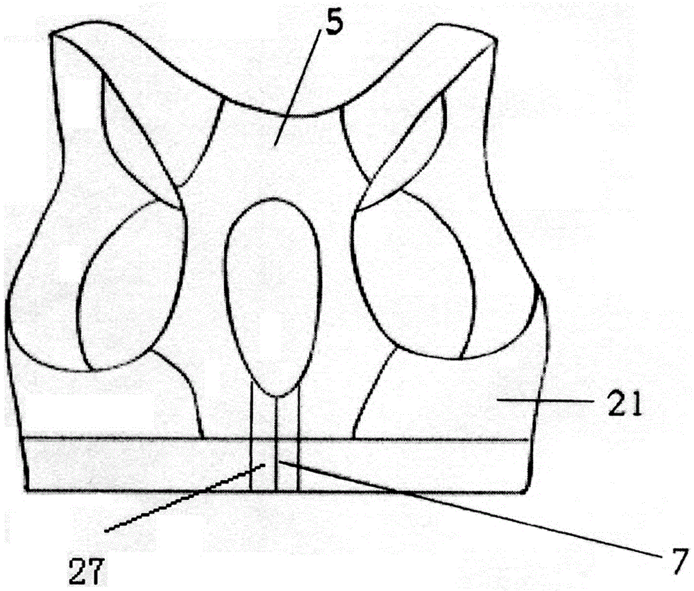 X-shaped structure sports underwear