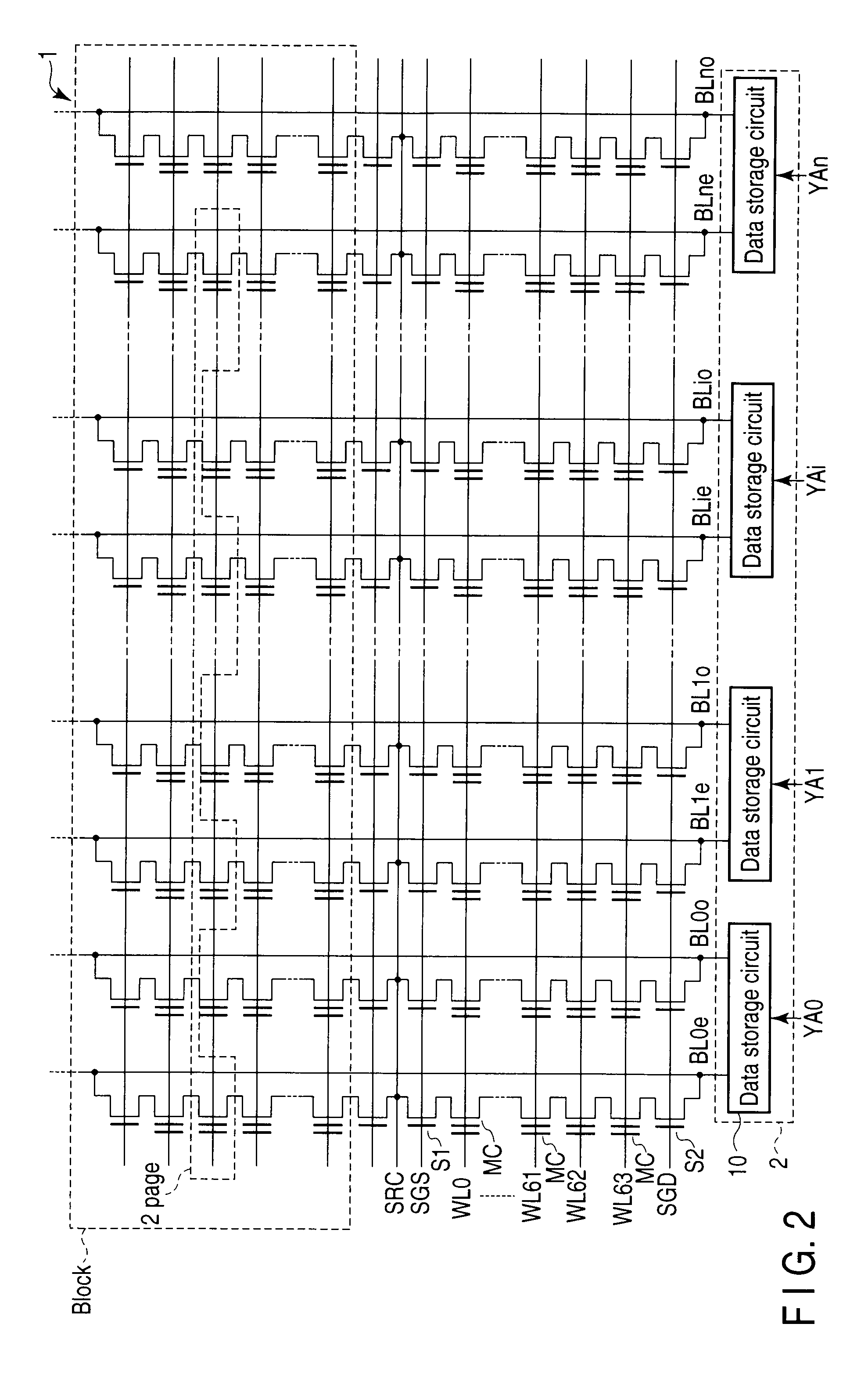 Semiconductor memory device and semiconductor memory system storing multilevel data