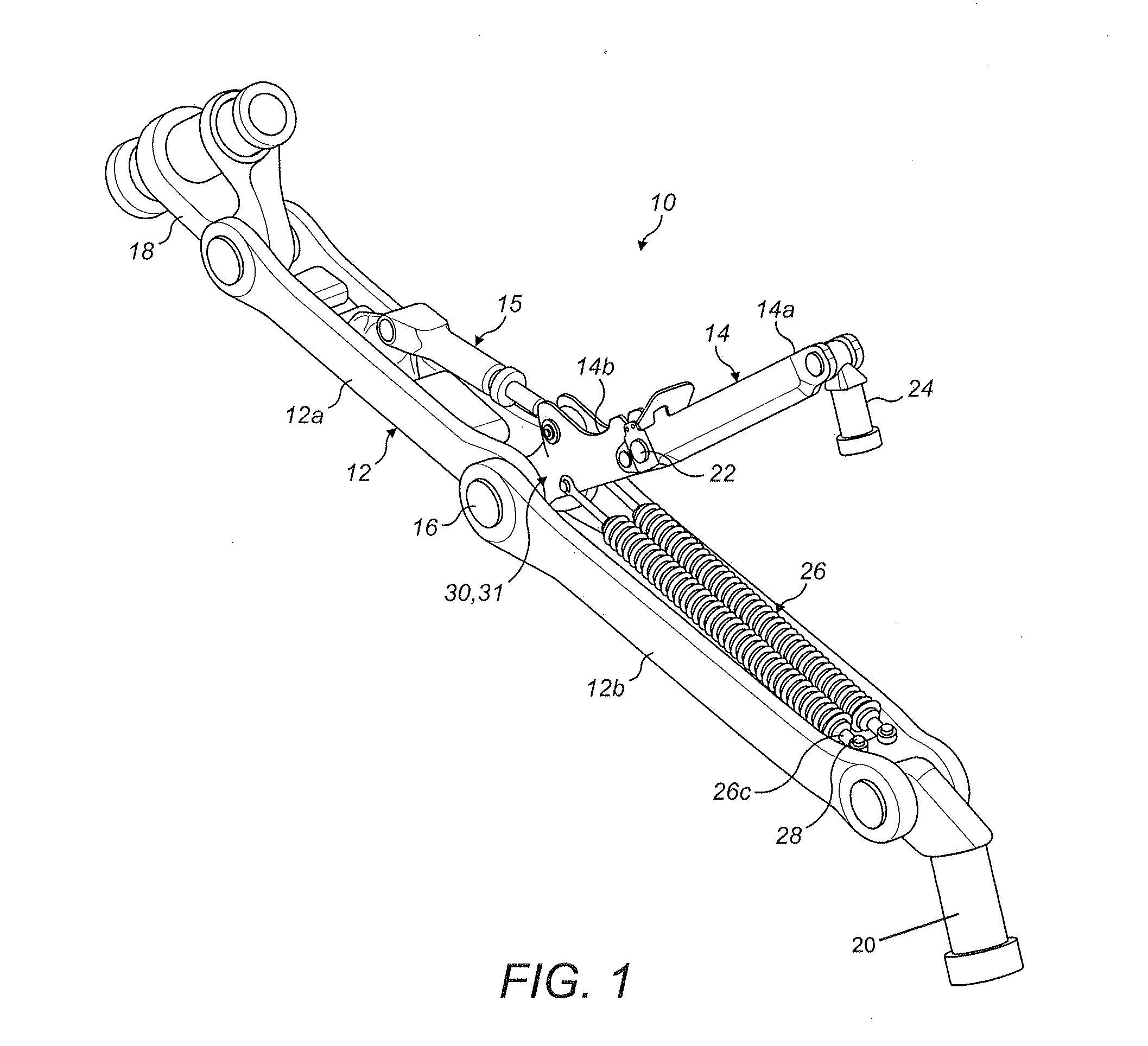 Aircraft spring assembly