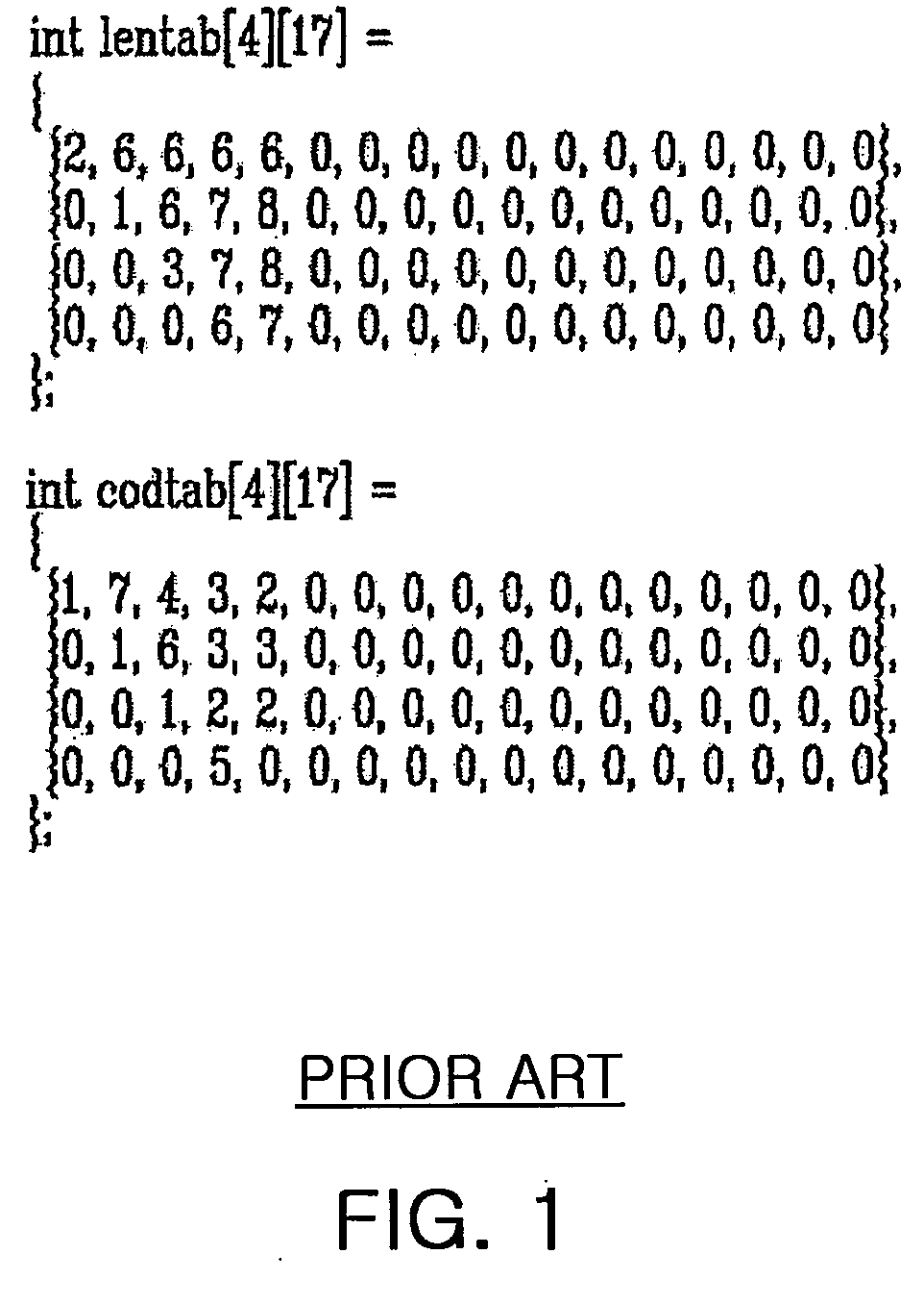 Apparatus for decoding context adaptive variable length code and table search method for decoding context adaptive variable length code
