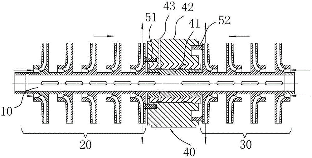 Long-life efficient multiple-stage centrifugal pump