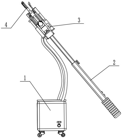 Dual-purpose mop capable of mopping the floor and wiping glass