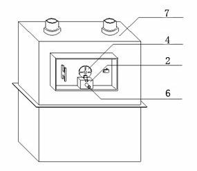 Detector for correcting measuring accuracy of sonic nozzle of diaphragm gas meter