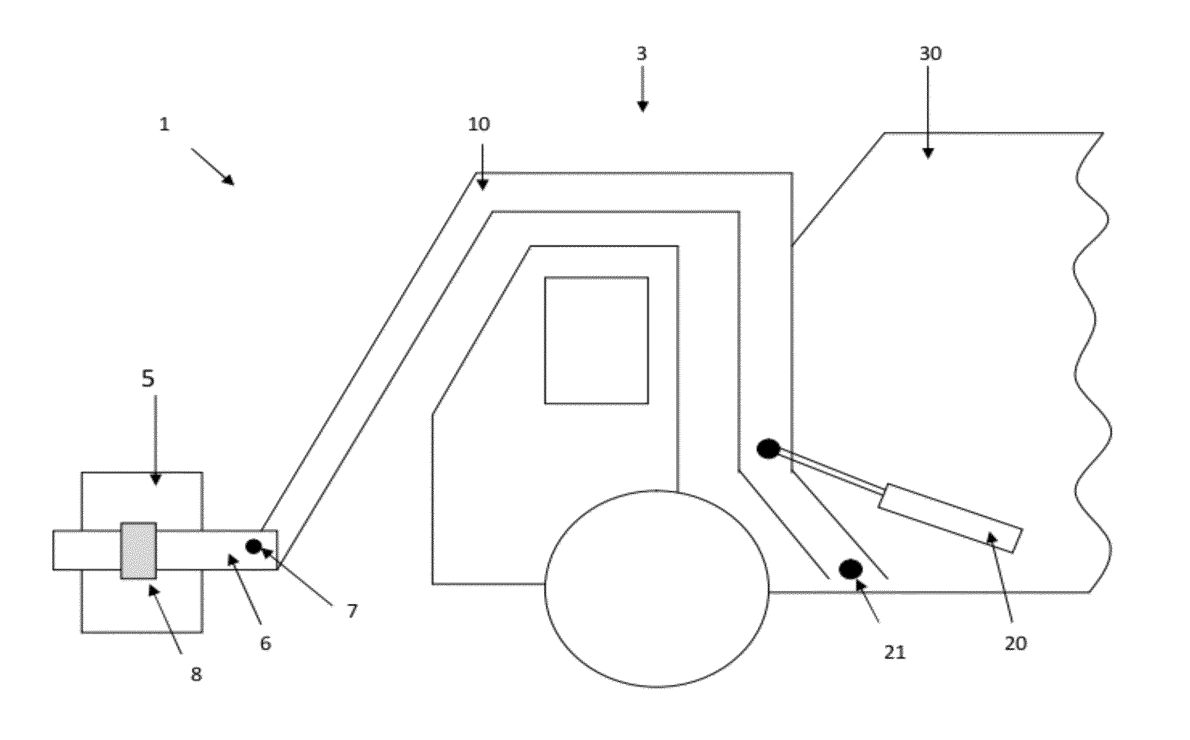 Weight measurement system for accurately determining the weight of material in a container being lifted