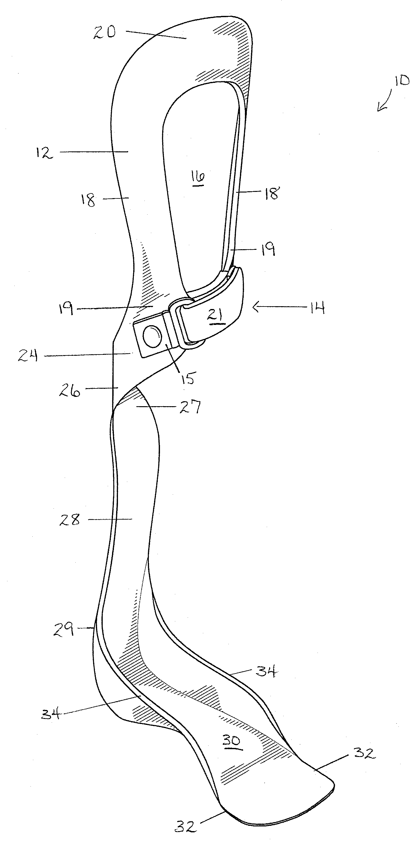 Ankle foot orthosis and method therefor