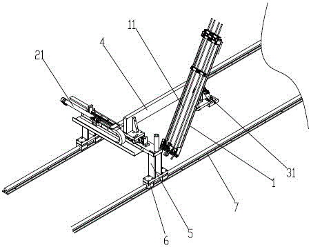 A fin arrangement device